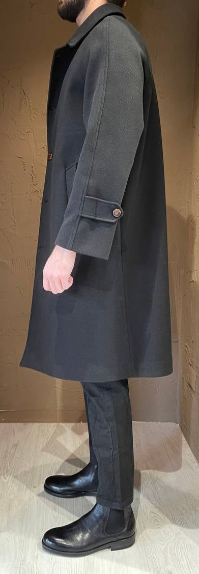Underground Couture Cappotto Bottone Cuoio Sconto