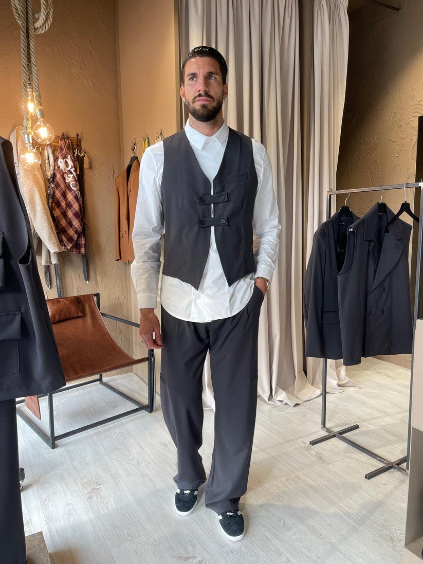 Underground Couture Gilet Grigio Hotsell