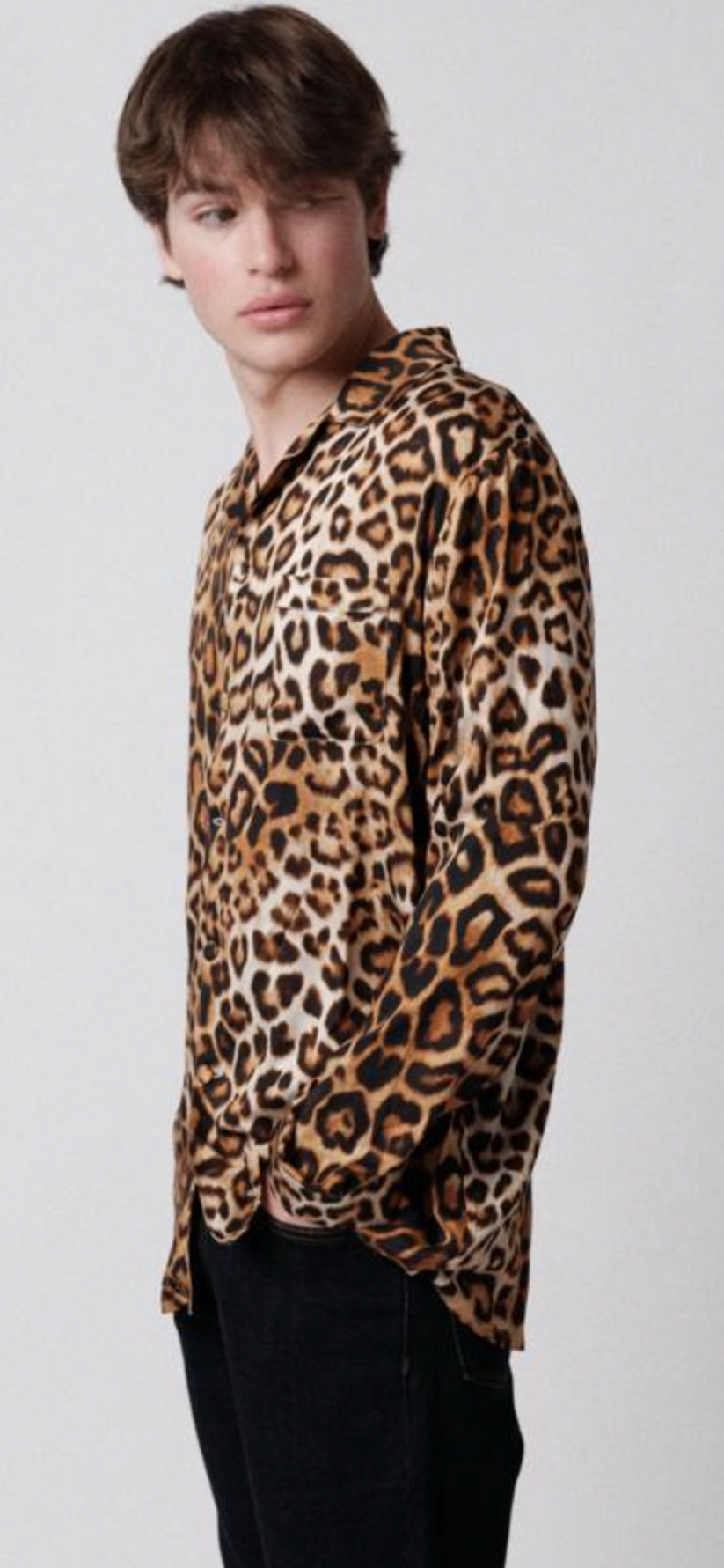 Underground Couture Camicia Tencel animalier Saldi Di Fabbrica