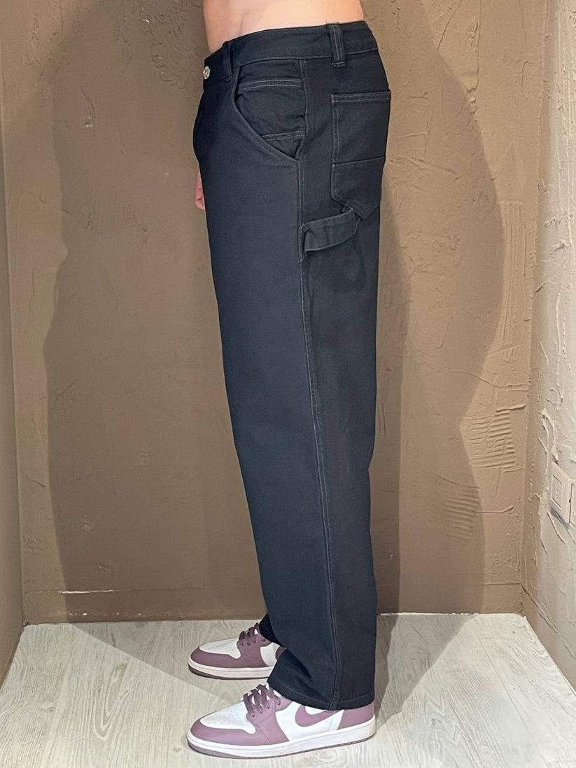 Underground Couture Pantalone Cargo Nero Spedizione Gratuita