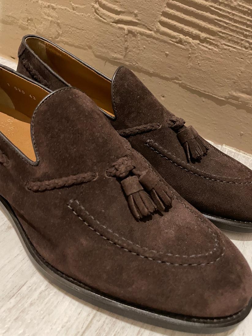 Underground Couture Mocassino Testa di moro Camoscio Pezzi Unici