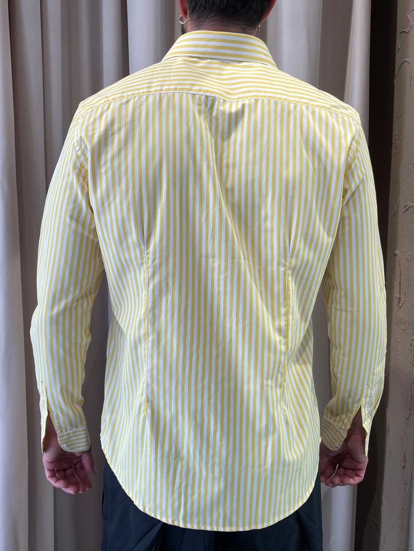 Underground Couture Camicia Riga Gialla Fino Al -60%