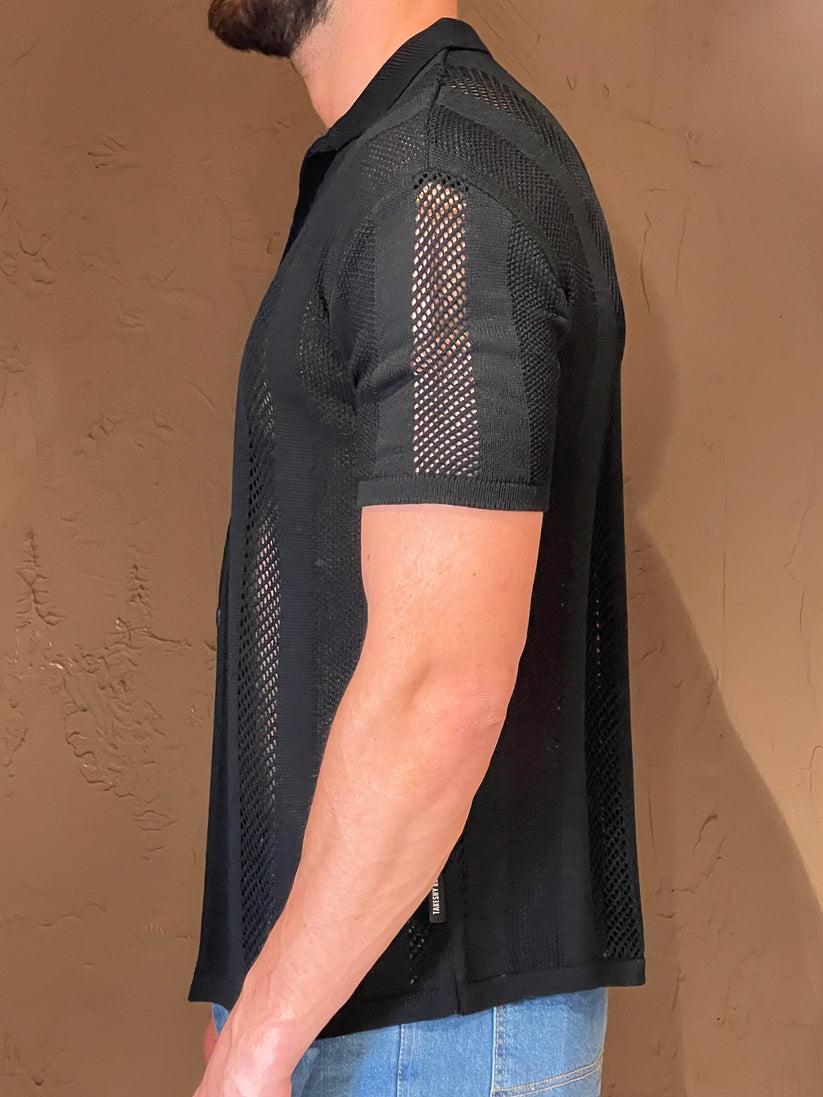 Underground Couture Camicia Nera Filo Convenienza