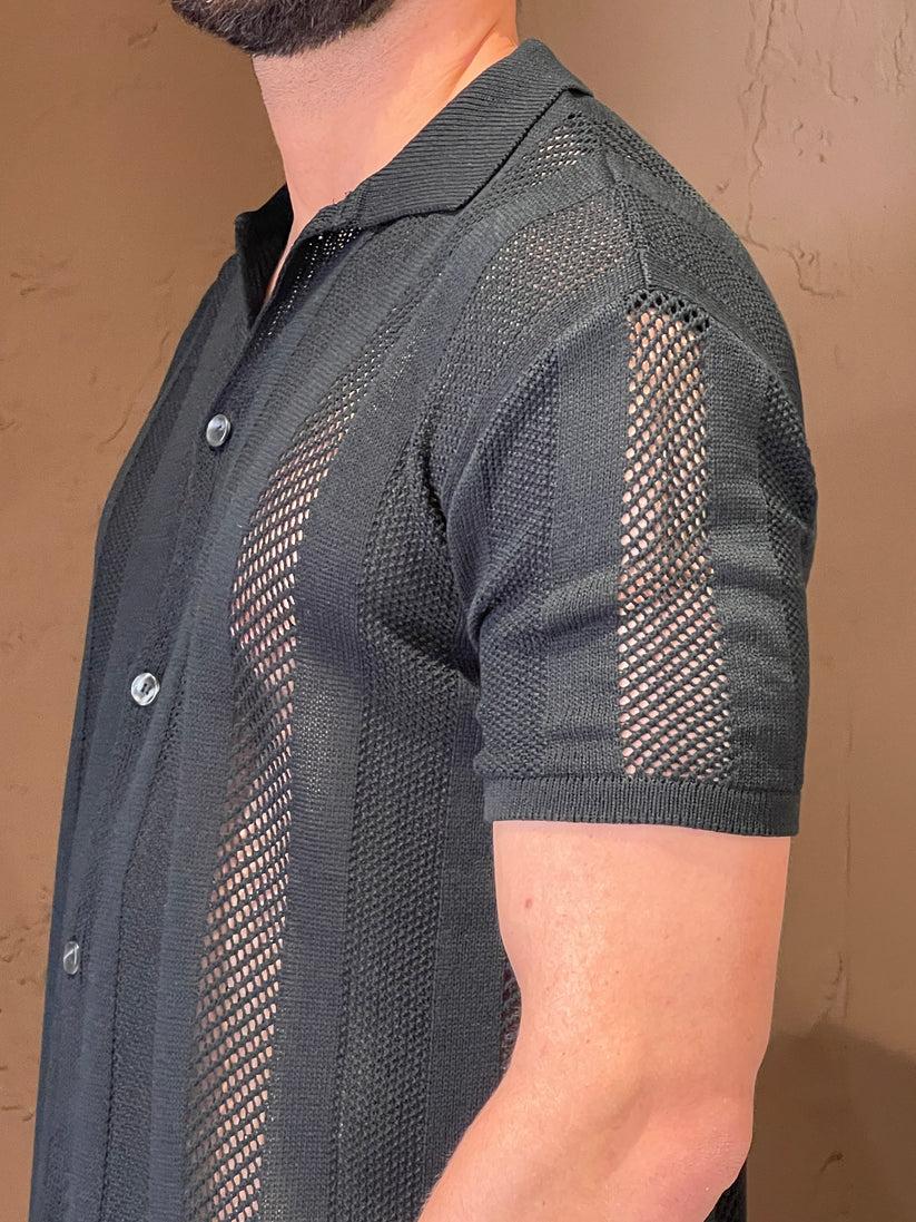 Underground Couture Camicia Nera Filo Convenienza
