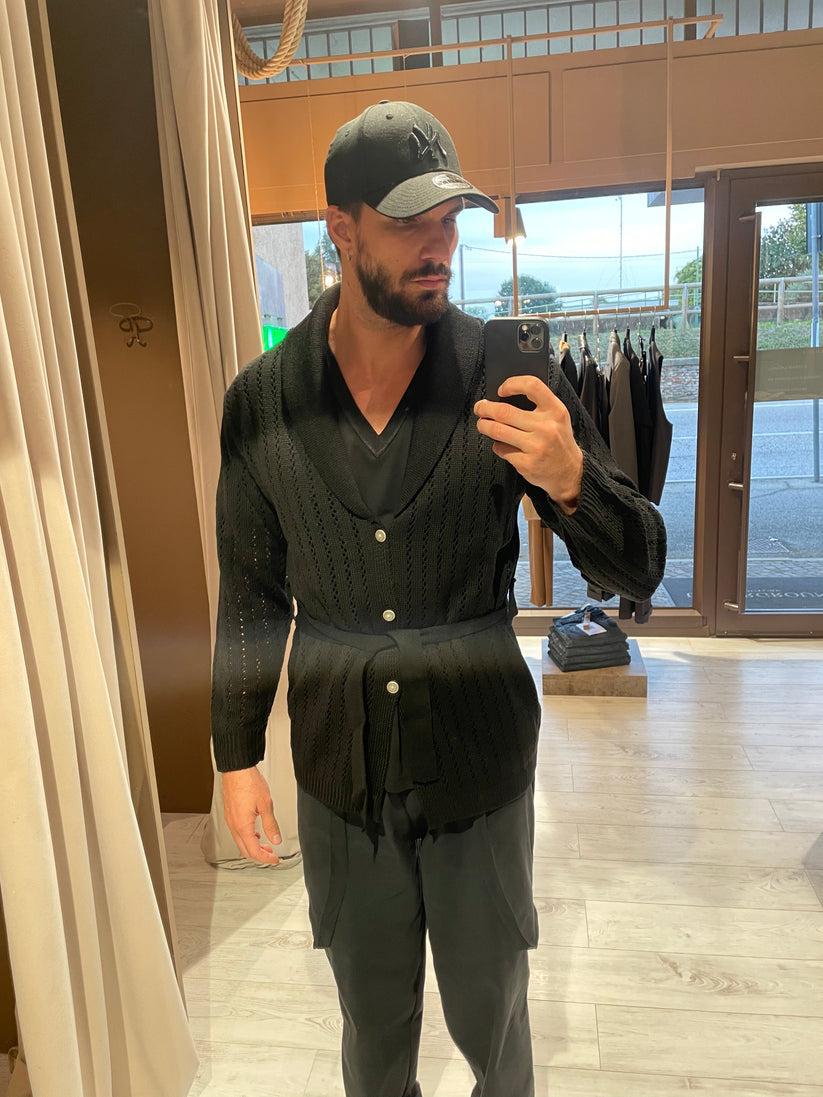 Underground Couture Cardigan Traforato Nero Economico