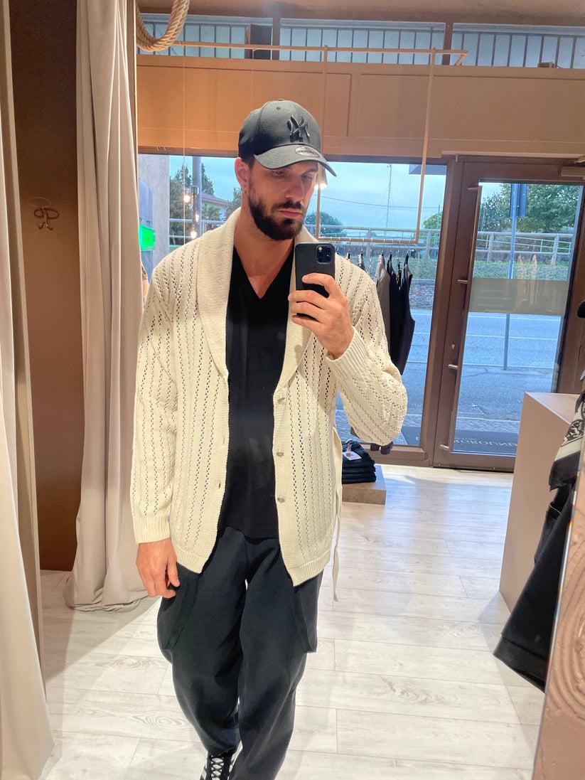 Underground Couture Cardigan Traforato Panna Online