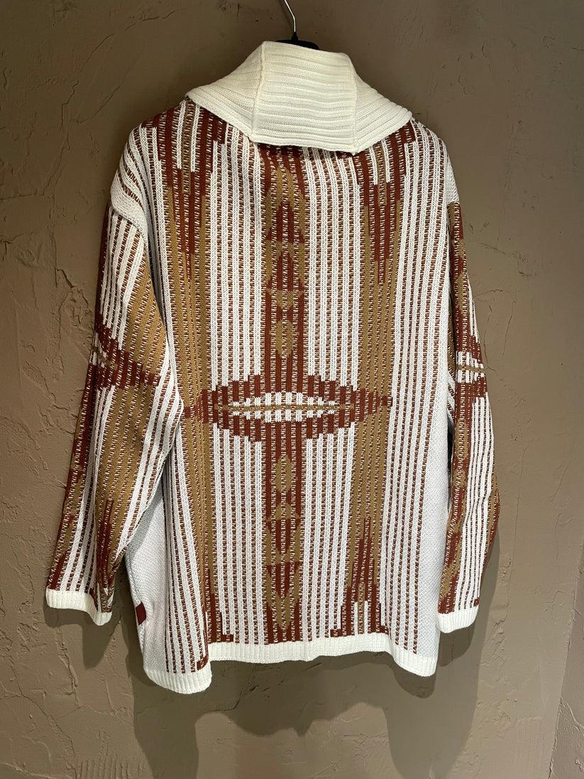 Underground Couture Cardigan Lana Etnico In Vendita