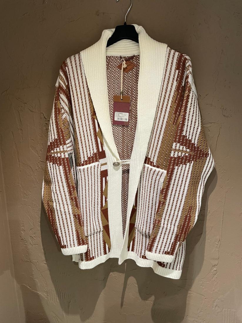 Underground Couture Cardigan Lana Etnico In Vendita