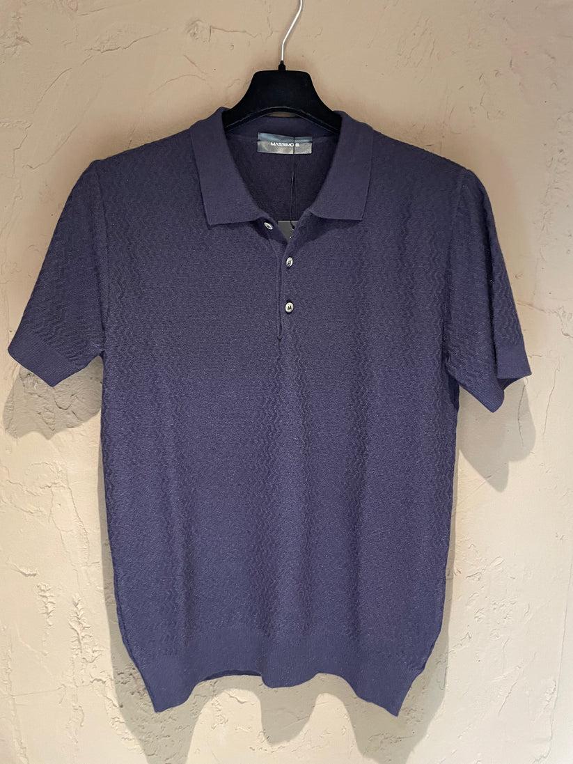 Underground Couture Polo Rayon Blue Saldi