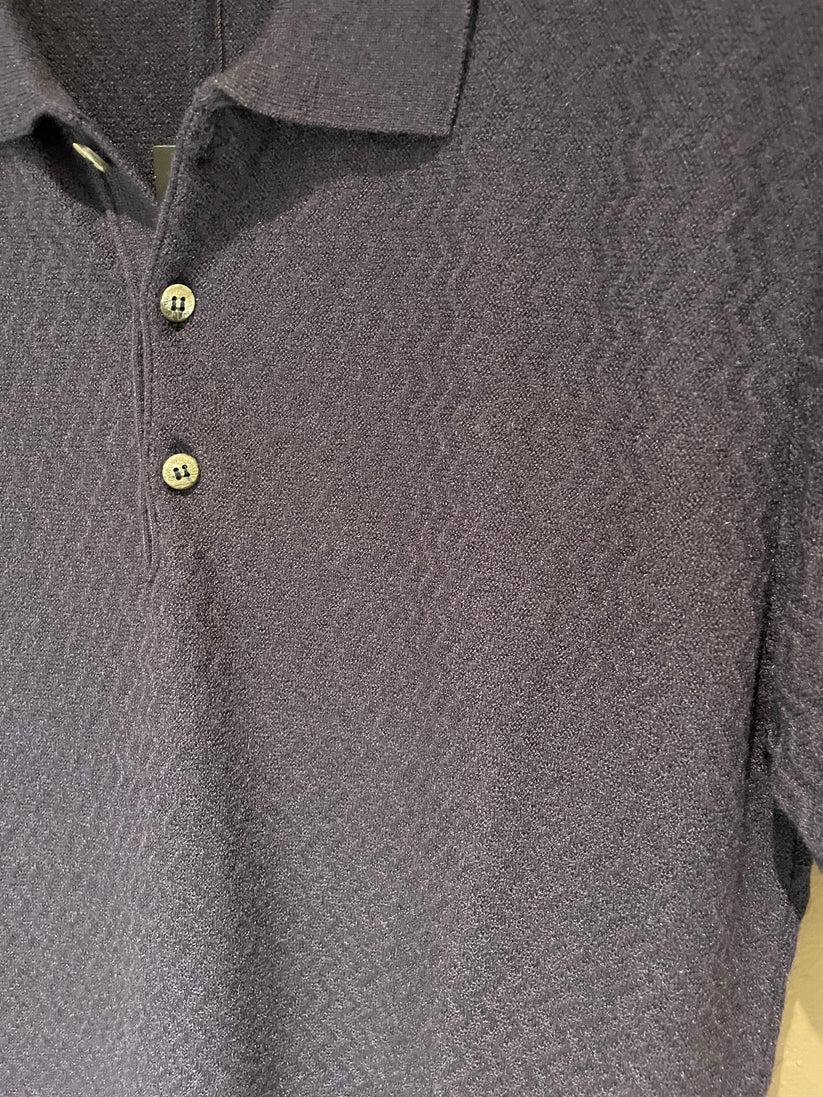 Underground Couture Polo Rayon Blue Saldi