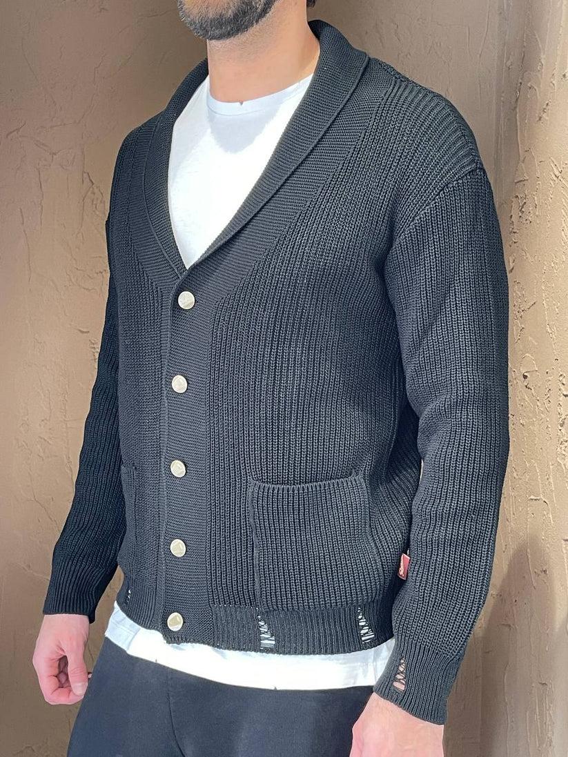 Underground Couture Cardigan Filo Nero Hotsell