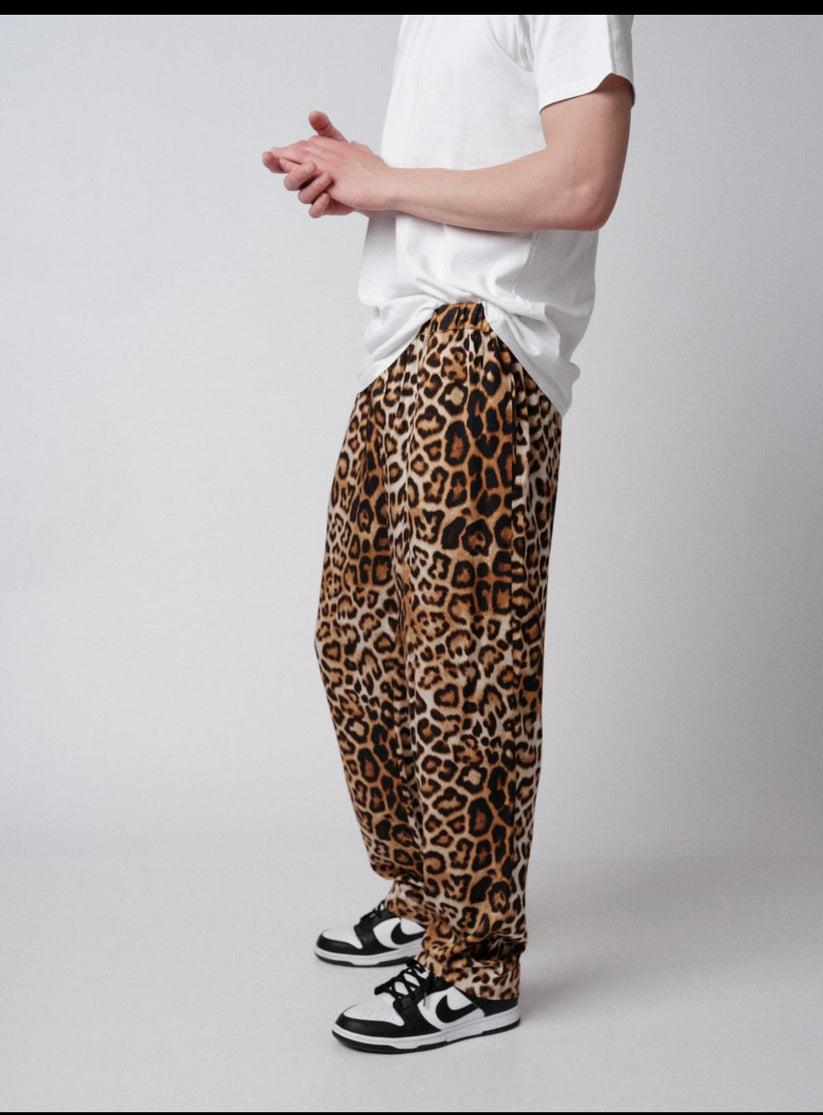 Underground Couture Pantalone Animalier Tencel In Saldo