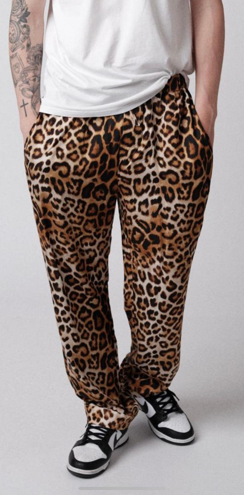 Underground Couture Pantalone Animalier Tencel In Saldo