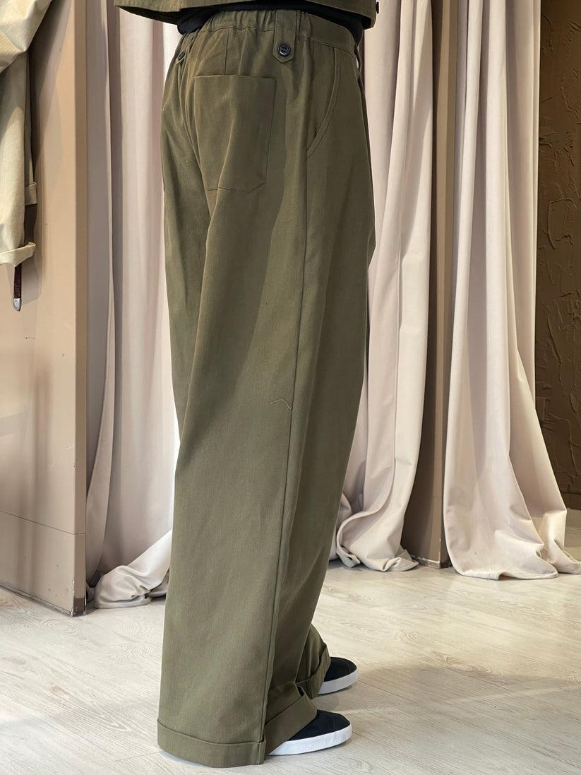Underground Couture Pantalone Parigi Verde Promozione Limitata