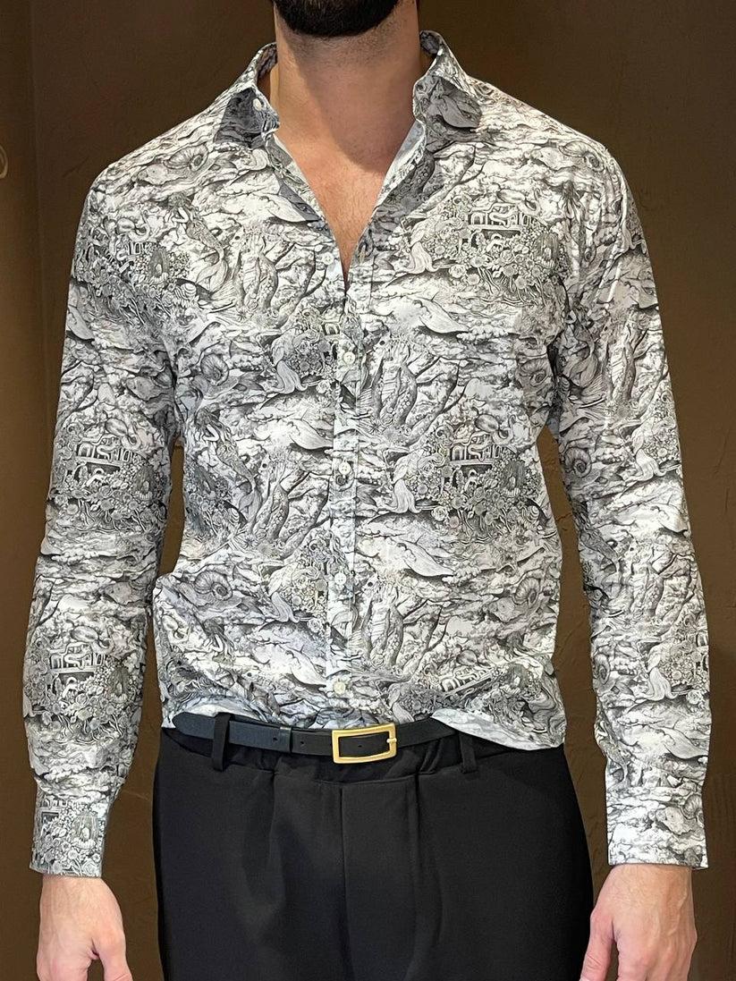 Underground Couture Camicia Fantasia Liberty Sconto