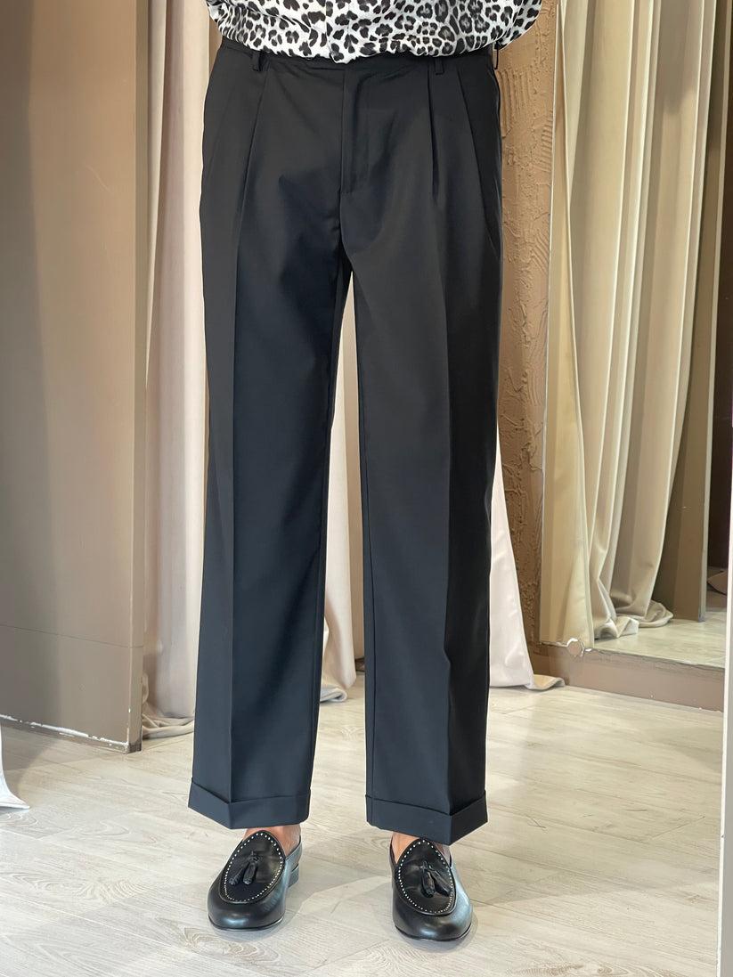Underground Couture Pantalone D.P Nero Lana Offerta
