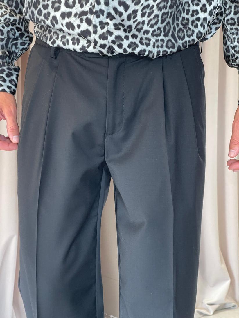 Underground Couture Pantalone D.P Nero Lana Offerta