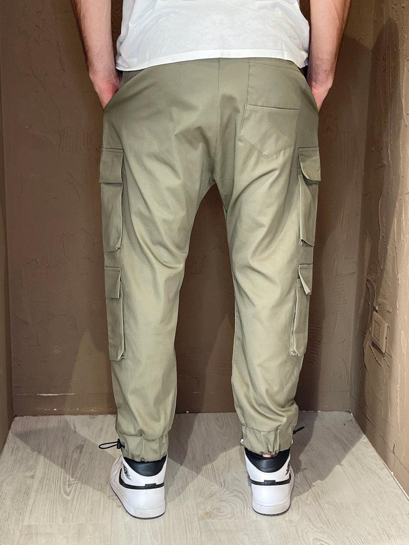 Underground Couture Pantalone Tasconato Verde Online