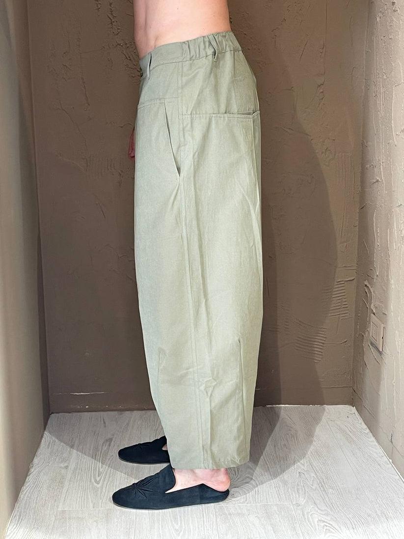 Underground Couture Pantalone Japan Verde In Vendita