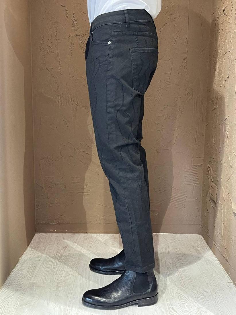 Underground Couture Jeans Bull nero Laser Offerte