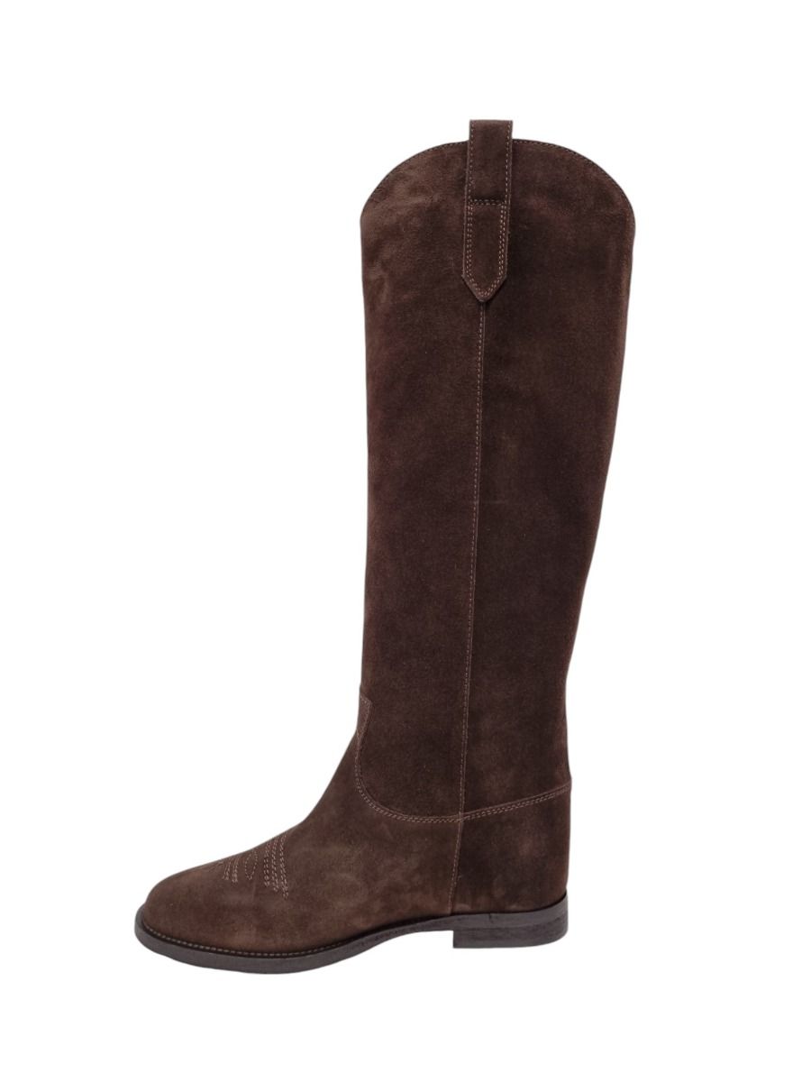 Via Roma 15 Stivale ricami camoscio psyke 4177 - Via Roma 15 Fino Al -60%
