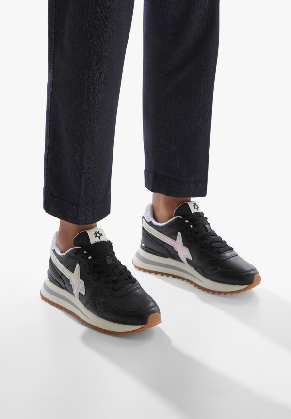 W6yz Sneakers in pelle Nero -YAK-W Qualità Garantita