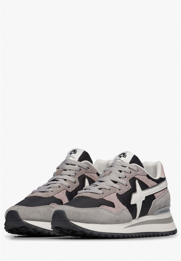 W6yz Sneakers in tessuto tecnico e suede Grigio -YAK-W Fino Al -60%