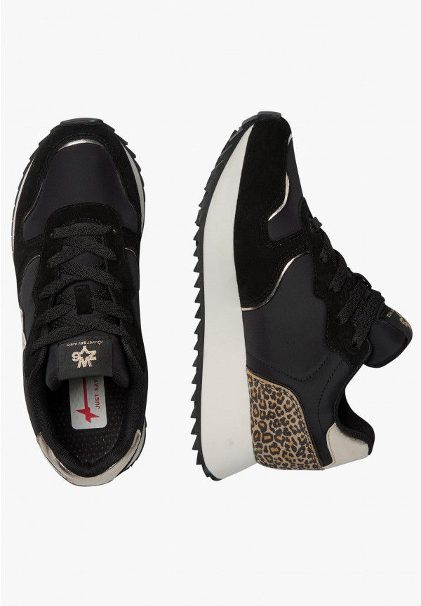 W6yz Sneakers in suede e tessuto tecnico Rosa -JET-W Novità