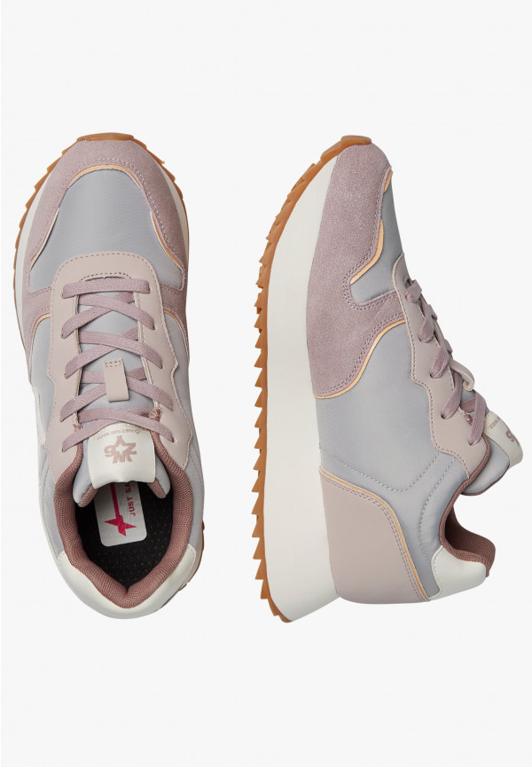 W6yz Sneakers in suede e tessuto tecnico Rosa -JET-W Sconto