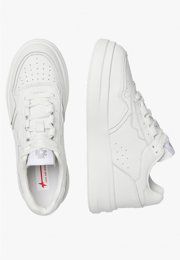 W6yz Sneakers in pelle Bianco ghiaccio -XENIA W Vendita Economica