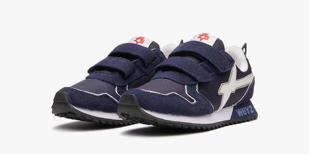 W6yz Sneakers con dettagli argentati Blu -JET VL-J Moda