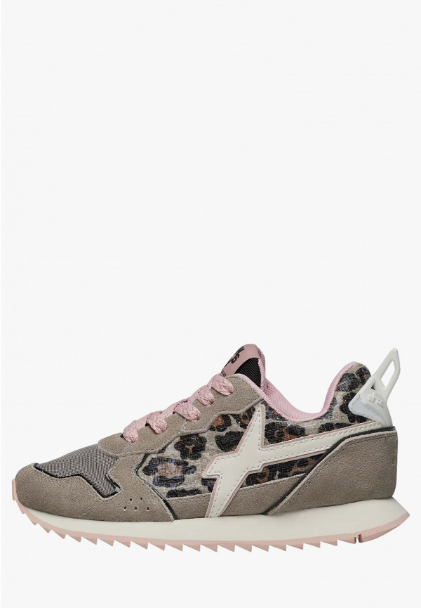W6yz Sneakers in tessuto tecnico e suede Grigio -JET-J