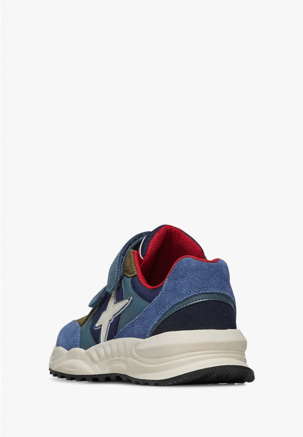 W6yz Sneakers in suede e tessuto tecnico Navy -CHEWINGUM JUNIOR VL Acquista Ora