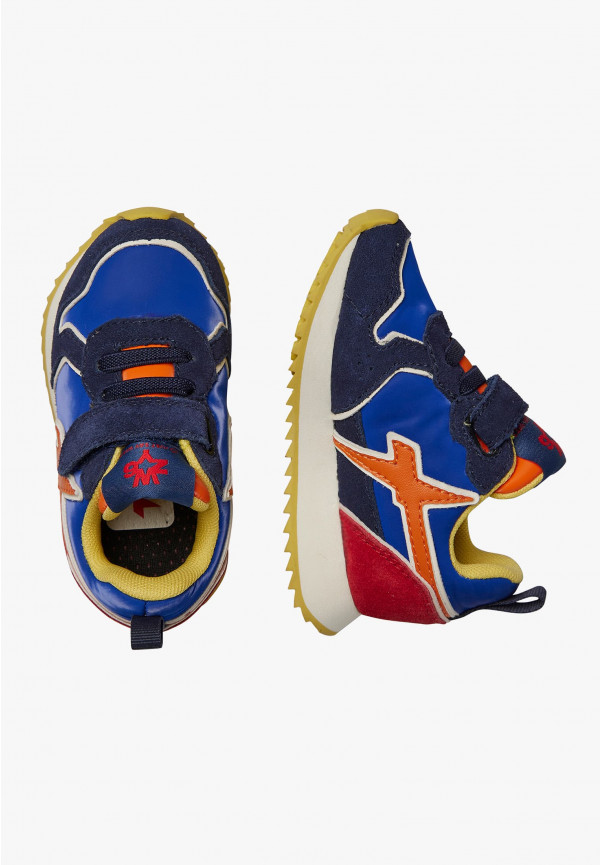 W6yz Sneakers in suede e tessuto tecnico Nero -JET-BABY Promozione Limitata