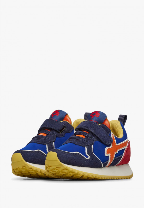 W6yz Sneakers in suede e tessuto tecnico Nero -JET-BABY Promozione Limitata