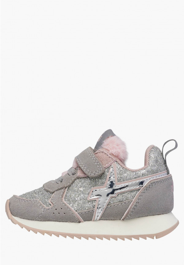 W6yz Sneaker in tessuto tecnico e suede Argento -JET-BABY Fino Al -60%