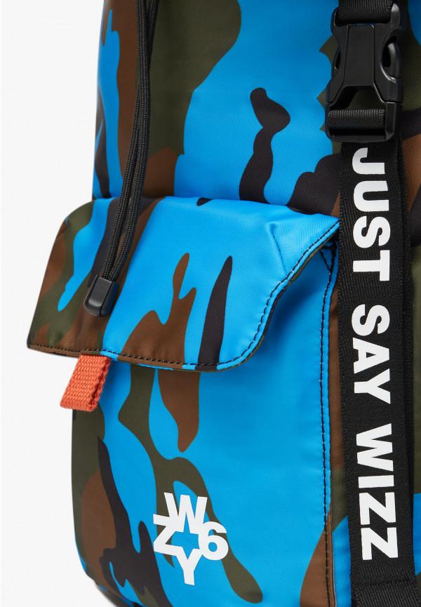 W6yz Zaino con stampa camouflage Azzurro -BOOST Affare Del Giorno