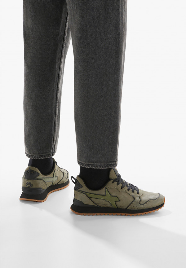 W6yz Sneakers in suede Militare -JET-M Prezzo Ridotto