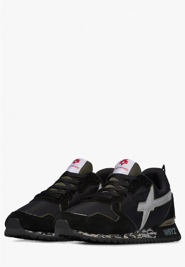 W6yz Sneakers in tessuto tecnico e suede Nero -JET-M Novità