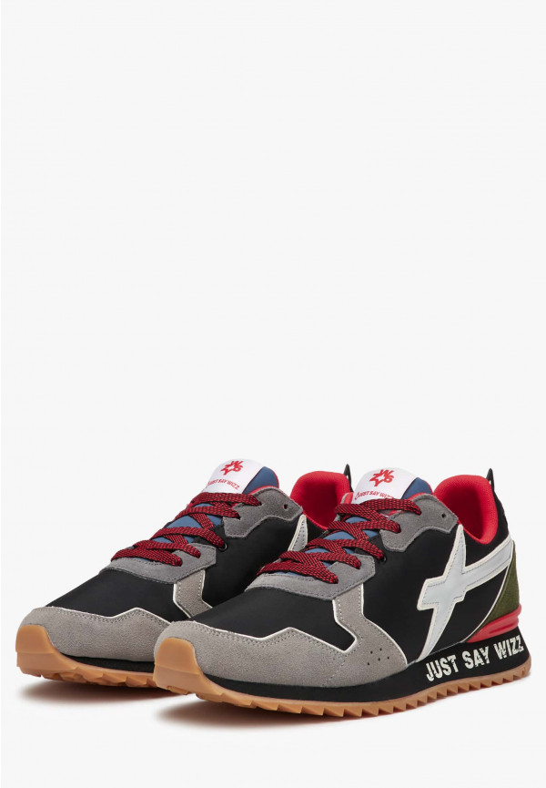 W6yz Sneakers in tessuto tecnico e suede Grigio -JET-M Saldi