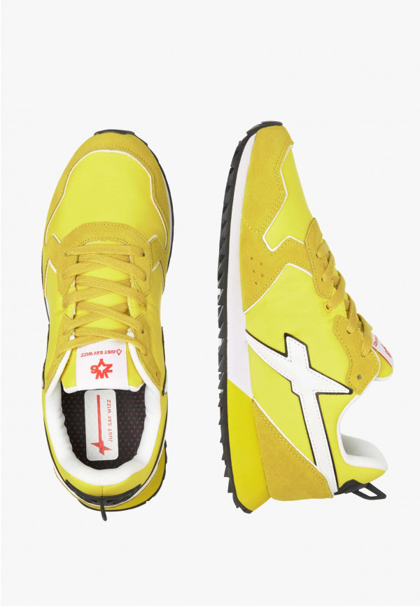 W6yz Sneakers in tessuto tecnico e suede Giallo -JET-M I Più Venduti