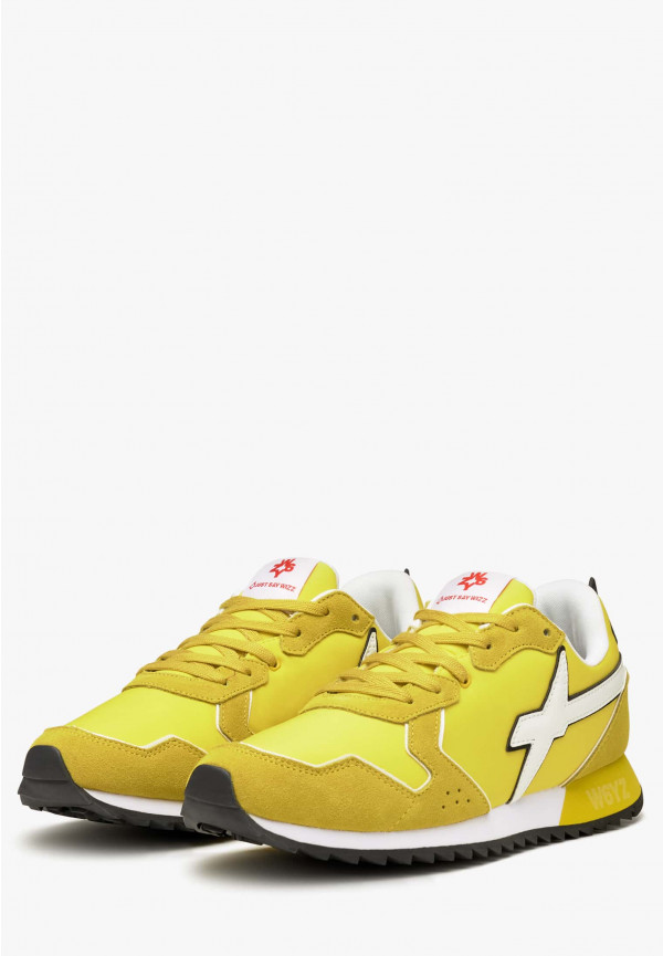 W6yz Sneakers in tessuto tecnico e suede Giallo -JET-M I Più Venduti