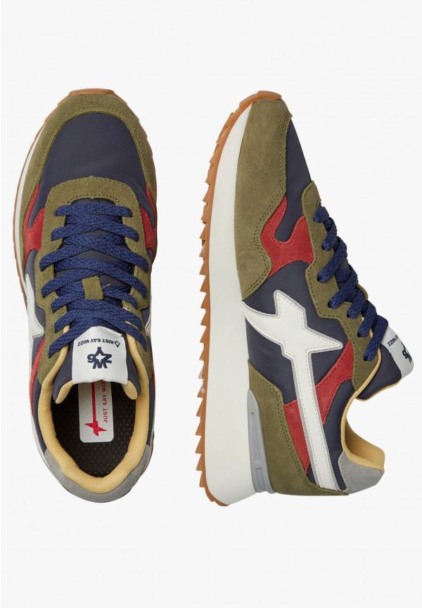 W6yz Sneakers in tessuto tecnico e suede Blu scuro -YAK-M 2025