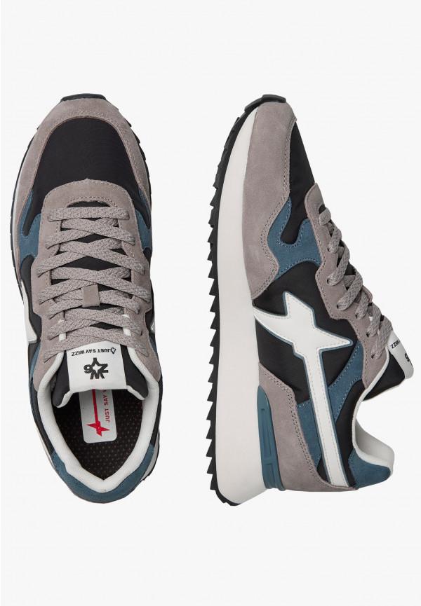 W6yz Sneakers in tessuto tecnico e suede Grigio -YAK-M In Linea