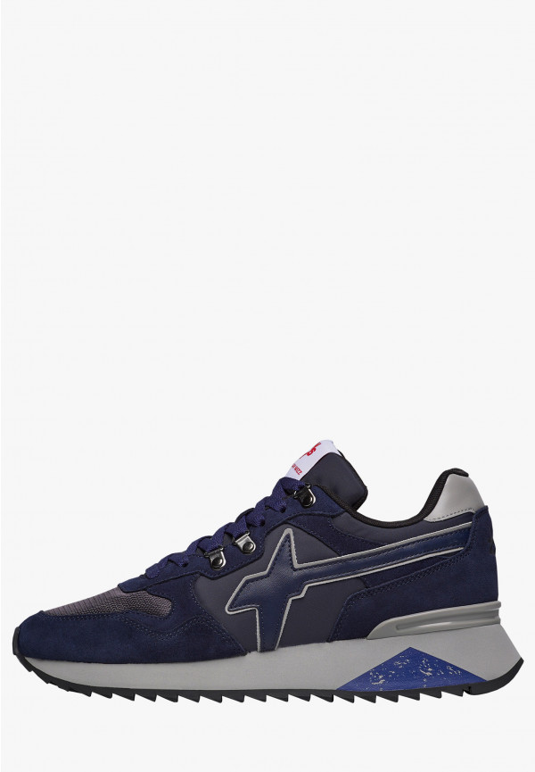 W6yz Sneakers in tessuto tecnico e suede Blu -YAK-M