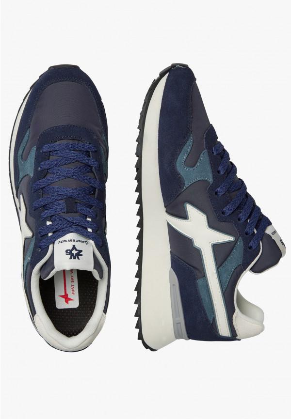 W6yz Sneakers in tessuto tecnico e suede Navy -YAK-M Qualità