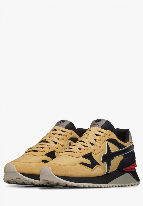 W6yz Sneakers in tessuto tecnico e suede Zucca -YAK-M Spedizione Gratuita