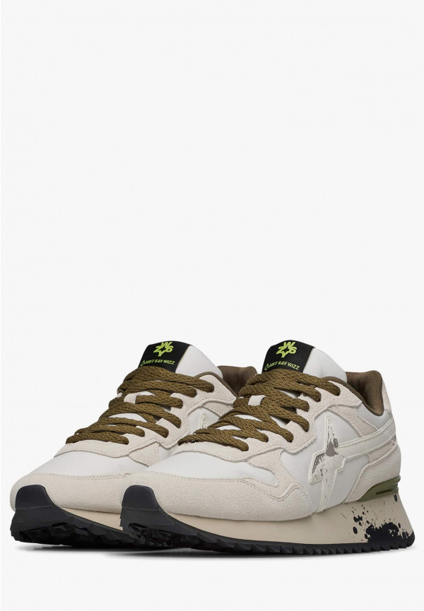 W6yz Sneakers in tessuto tecnico e suede Bianco -YAK-M Pezzi Unici