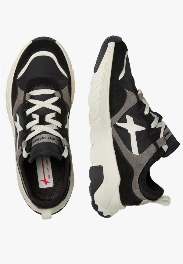 W6yz Sneakers in suede e tessuto tecnico Nero -NEXT-M Fino Al -60%