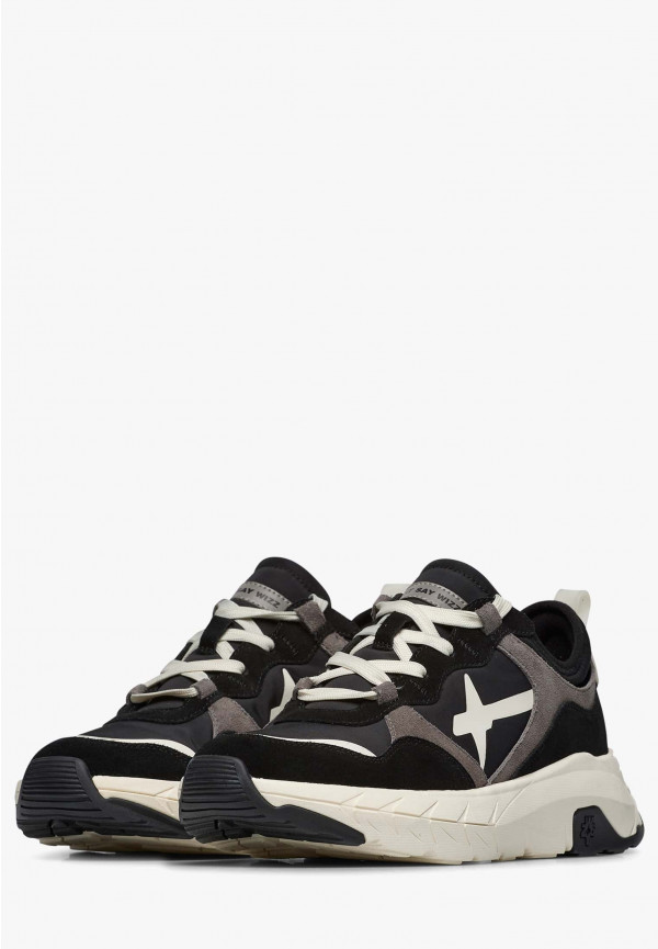 W6yz Sneakers in suede e tessuto tecnico Nero -NEXT-M Fino Al -60%